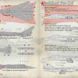 Sukhoi Su-24 72-184 Scale 1/72