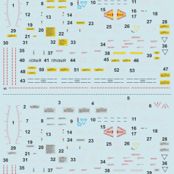 Sukhoi Su-24M Technical stencils 48-098 Scale 1/48