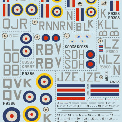 Supermarin Spitfire Mk. 1 72-403 Scale 1/72