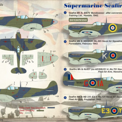 Supermarine Seafire 72-152 Scale 1/72