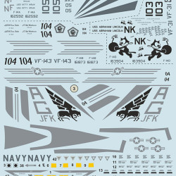 Tomcat F-14 A Part 3 72-390 Scale 1/72