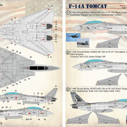 Tomcat F-14 A Part 3 72-390 Scale 1/72