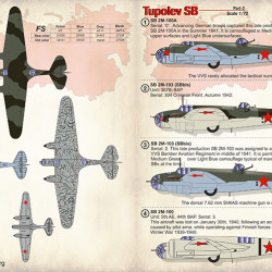 Tupolev SB Part-2 72-293 Scale 1/72