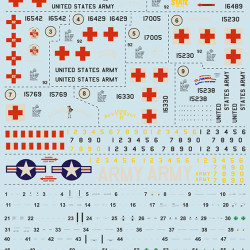 UH-1 Air Ambulance in Vietnam War 72-410 Scale 1/72