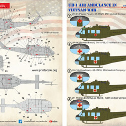 UH-1 Air Ambulance in Vietnam War Part 2 48-189 Scale 1/48