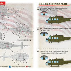 UH-1 Huey in Vietnam War Part 2 48-230 Scale 1/48