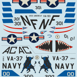 US Navy A-7 Corsair ll Part-2 48-127 Scale 1/48