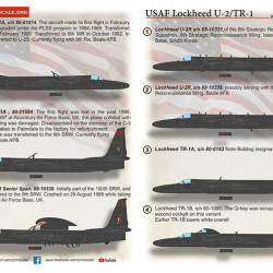 USAF Lockheed U2/TR-1 Part 1 48-246 Scale 1/48