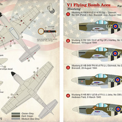 V1 Flying Bomb Aces Mustang 48-132 Scale 1/48