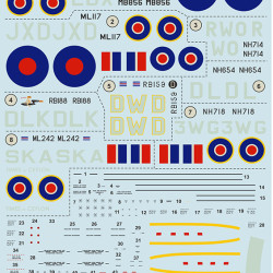 V1 Flying Bomb Aces Supermarine Spitfire 72-284 Scale 1/72