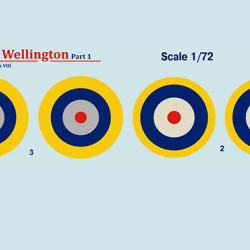 Vickers Wellington Part-1 72-335 Scale 1/72