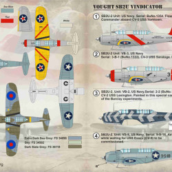 Vought SB2U Vindicator 72-189 Scale 1/72