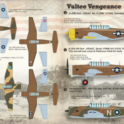 Vultee Vengeance 72-157 Scale 1/72