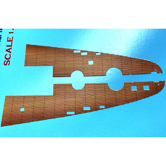 Wooden decks Dunkerque 3D350-001 Scale 350/001