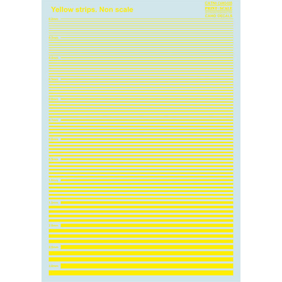 Yellow strips 035 -camo Non Scale
