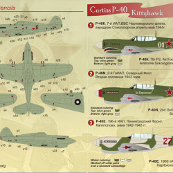 Сurtiss P-40 Kittyhawk 72-027 Scale 1/72